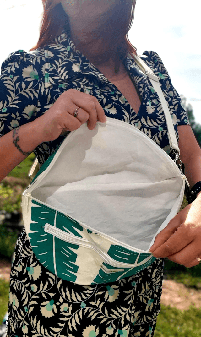 Luella - Le sac banane feuilles tropicale
