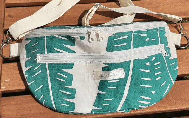 Luella - Le sac banane feuilles tropicale