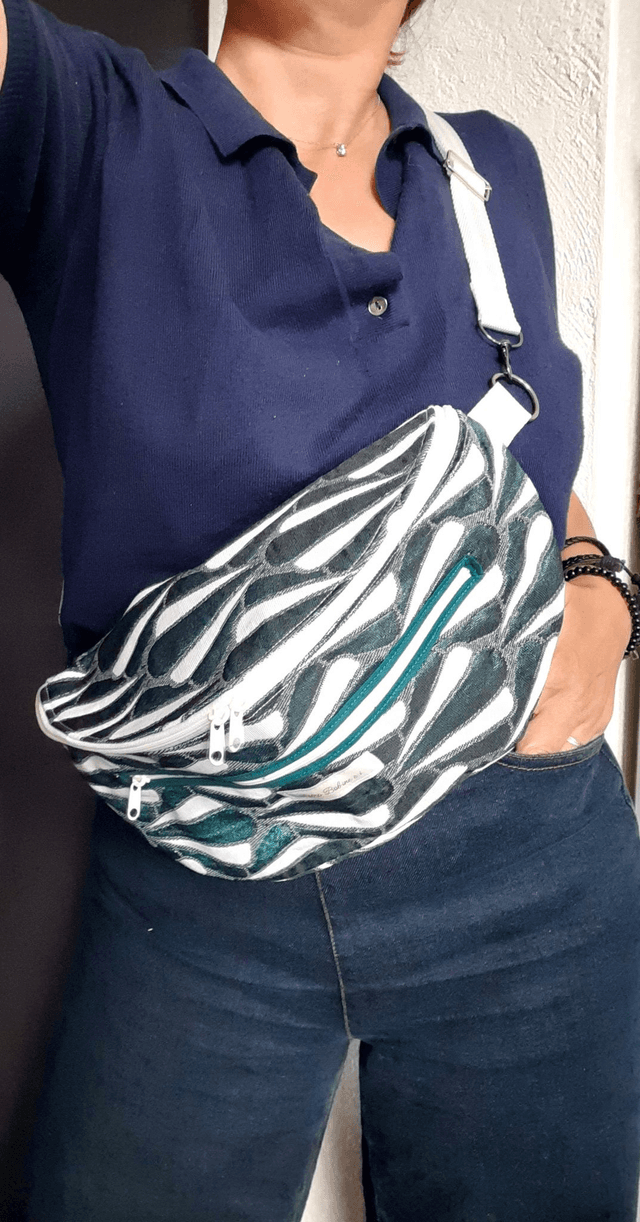 Luella - Sac banane Bleu paon